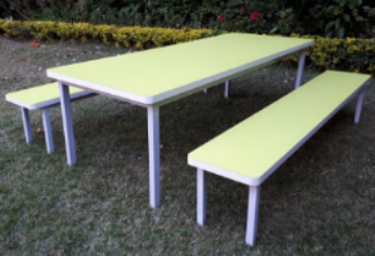 CONJUNTO DE MESA REFEITÓRIO CONJUNTO - REFEITÓRIO ESCOLAR INFANTIL (MARCA MA - MODELO REF)